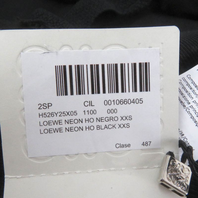 LOEWE 22SS H526y25x05 LOEWE NEON Hoodie Anagram Embroidery Oversize Pullover