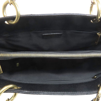 Chanel GTS Chain Tote Coco Mark Gold Hardware Tote Bag Grained Calfskin Women