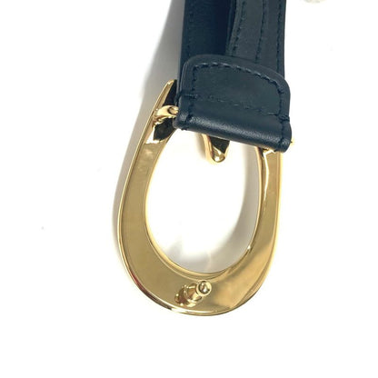 Gucci Belt G Logo Buckle 655566 Leather Black