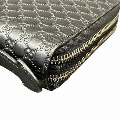 Gucci Micro Gucci Striped Travel Document Case 449246 Wallet Long Wallet Men's