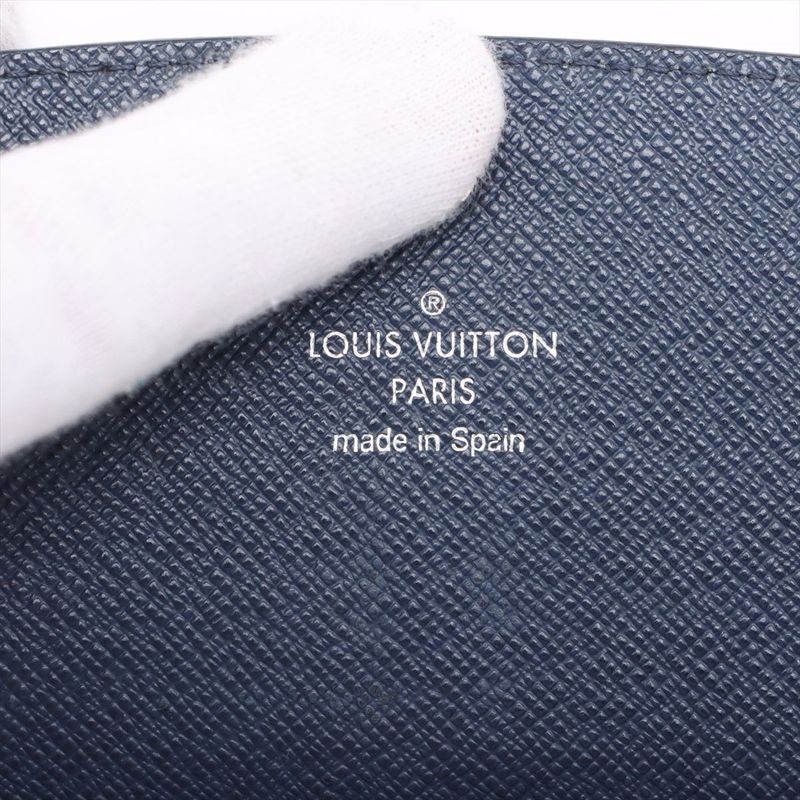 Louis Vuitton Epi Portefeuille Emilie Zipper Long Wallet M60854 Andigo-blue