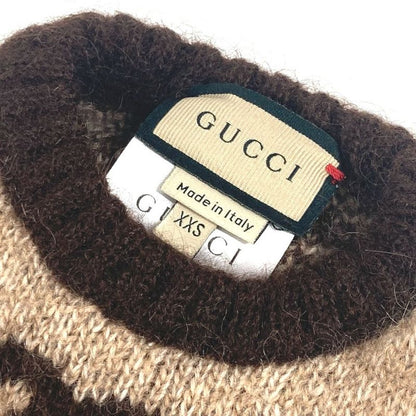 Gucci Tops Other Interlocking G Wool Blend Pet Sweater 698200 Wool Beige