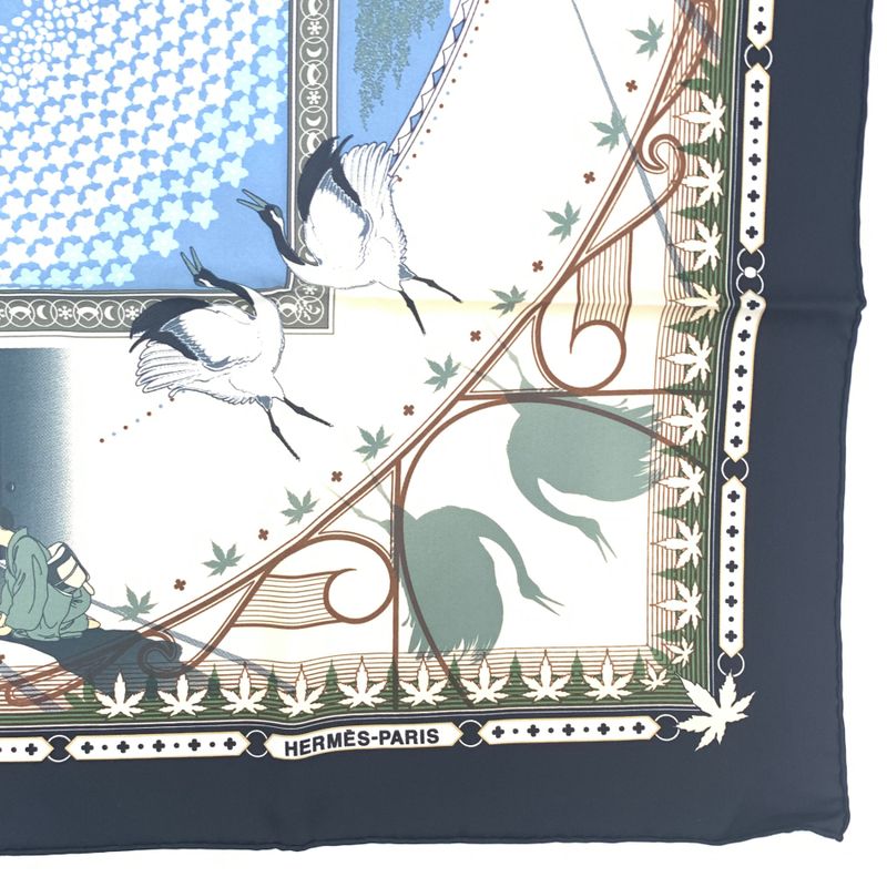 Grade Hermes Carre 90 Chaque Rencontre EST Unique Once-in-a-lifetime Scarf