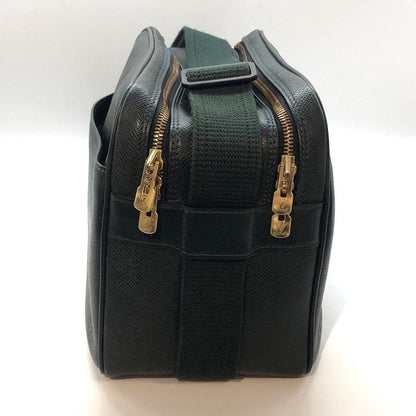 Louis Vuitton Taiga Reporter M30154 Shoulder Bag Green Men's Used 005626