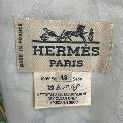 Hermes Vest Sichuan Silk Multicolor 48 Mens