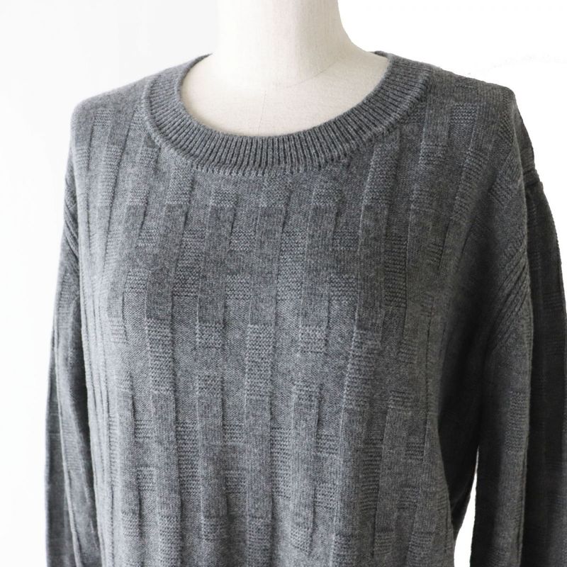 Hermes 2021 Ladies 100% Wool Long Sleeve Long Knit