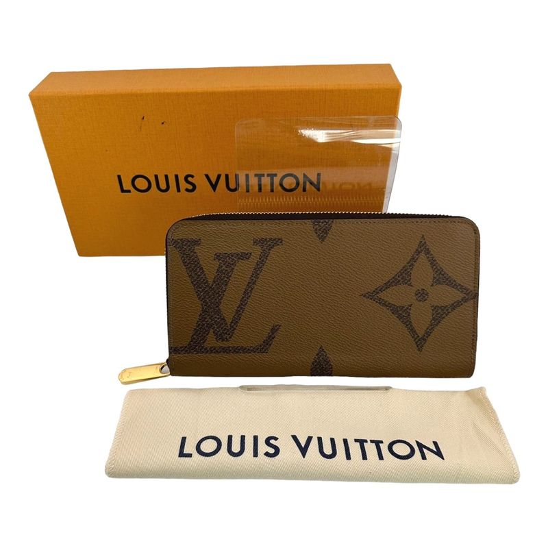 Louis Vuitton M69353 Monogram Giant Reverse Zippy Wallet Long Wallet Louis