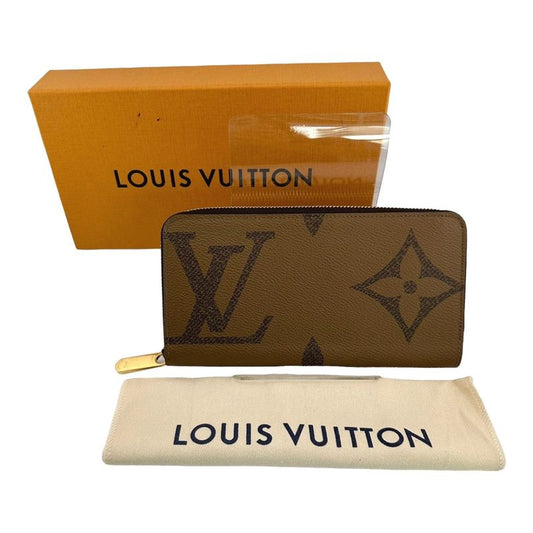 Louis Vuitton M69353 Monogram Giant Reverse Zippy Wallet Long Wallet Louis