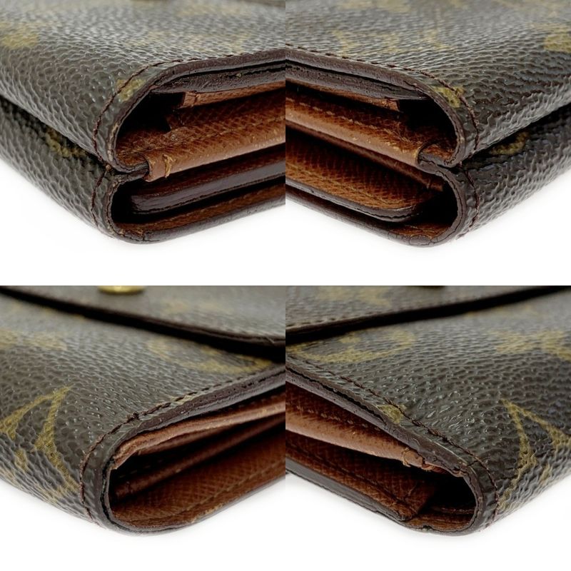 Louis Vuitton M61654 Monogram PVC Portefeuille Elise Brown 403868 Bifold