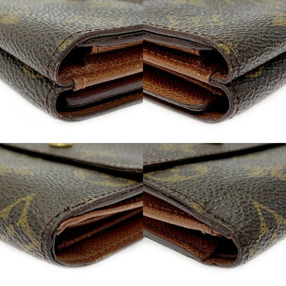Louis Vuitton M61654 Monogram PVC Portefeuille Elise Brown 403868 Bifold