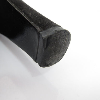 Good Hermes Suede Ankle Strap Sandals 34 21cm (8.27in) Equivalent Black Women's