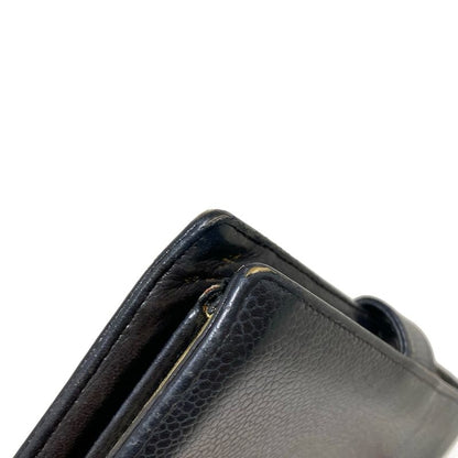 Chanel Bifold Wallet - Black Gold Hardware