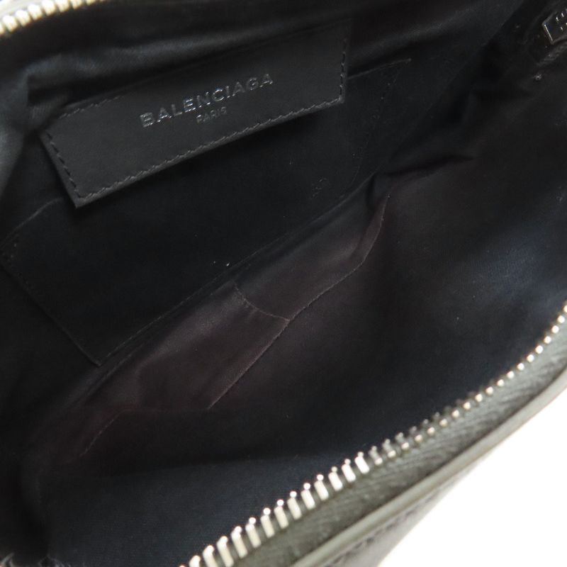 Balenciaga 433625 Logo Body Bag Leather Women