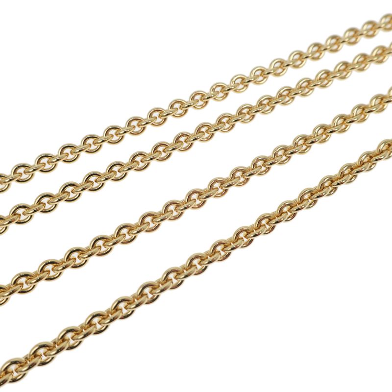 Hermes Medaille Quadrige GM Blanc Gold Hardware Pendant Necklace