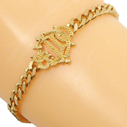 [dior] Christian Dior Emblem Gold Plated Ladies 8.8g Bracelet