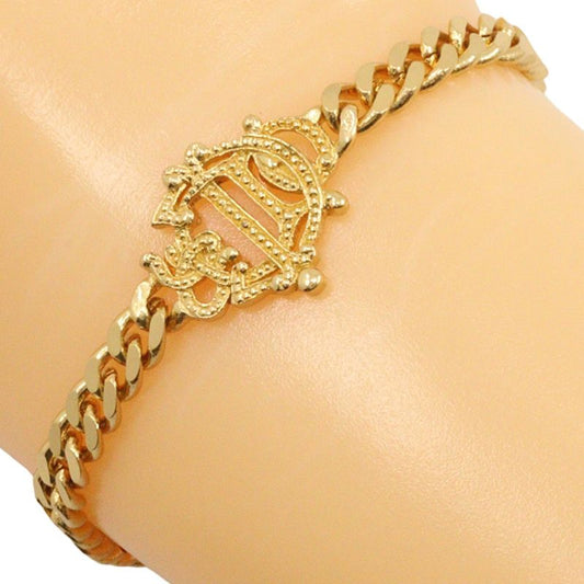 [dior] Christian Dior Emblem Gold Plated Ladies 8.8g Bracelet