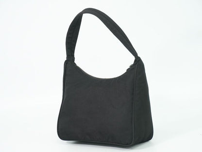 Authentic Prada Nylon Handbag Pouch Black Bag Pre-owned [follow-up Discount