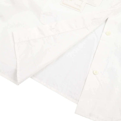 Fendi 23ss Ff Pocket Cropped Blouse Shirt Fs7477 Aflk White 40