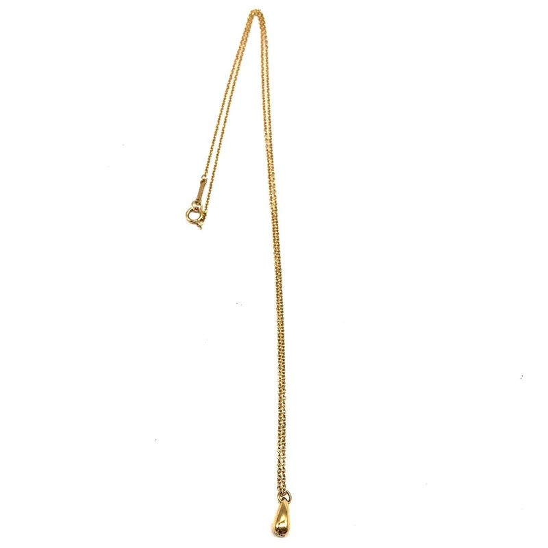 Tiffany & Co Tiffany & Co Necklace 750 Engraved Gold Necklace Ladies Accessories