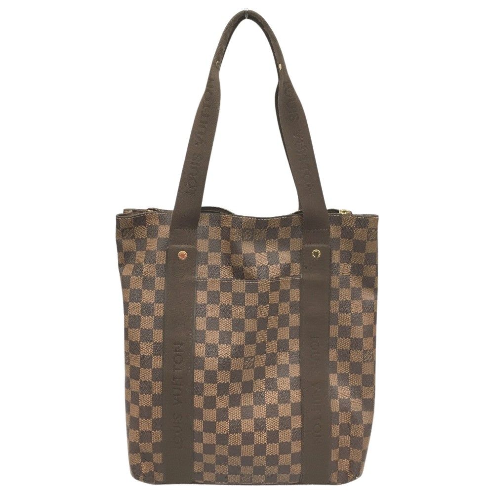 Louis Vuitton Damier Tote Bag Hippopotamus Boule Zipper Damage