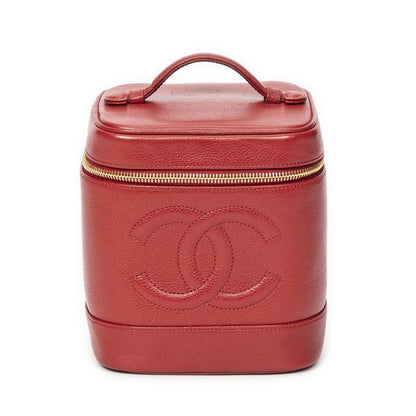 Chanel Red Caviar Leather A
