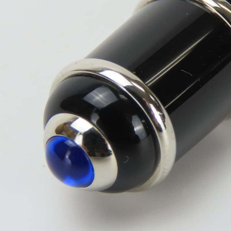Cartier Fountain Pen Diabolo De St180009 - Black Silver Hardware Nib 18k