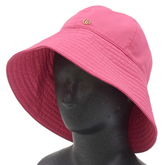 Unused With Tags Gucci 2023item 729470 Brella Cloche GG Metal Nylon Bucket Hat
