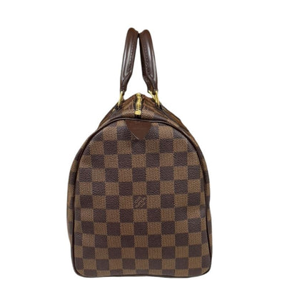 Louis Vuitton Speedy 30 Damier Handbag Damier Canvas N41531 Brown Ladies Louis