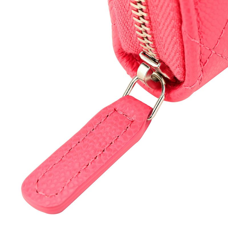 Chanel Coin Case Classic ZIP COIN Purse Neon Pink