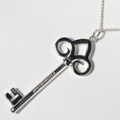 Tiffany & Co Fleur De Liskey 925 Silver Ladies 11.48g Necklace