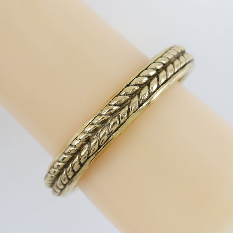 Chanel Vintage Gold Plated Ladies 63g Bangle