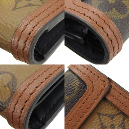 Louis Vuitton Portefeuille Dauphine Compact M68725 Monogram Reverse Brown Gold