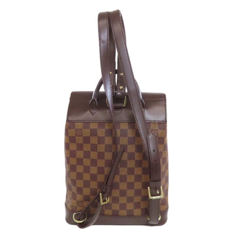 Louis Vuitton N51132 Soho Backpack Daypack Damier Canvas Women
