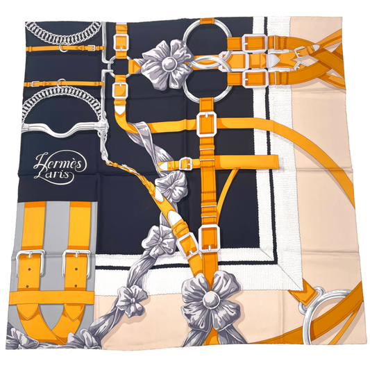 Similar Hermes Scarf Carre 90 Silk Grand Manege D'etaille Grand Manege Detail