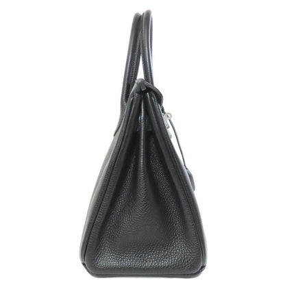 Hermes Birkin 30 Silver Hardware Handbag Togo Women