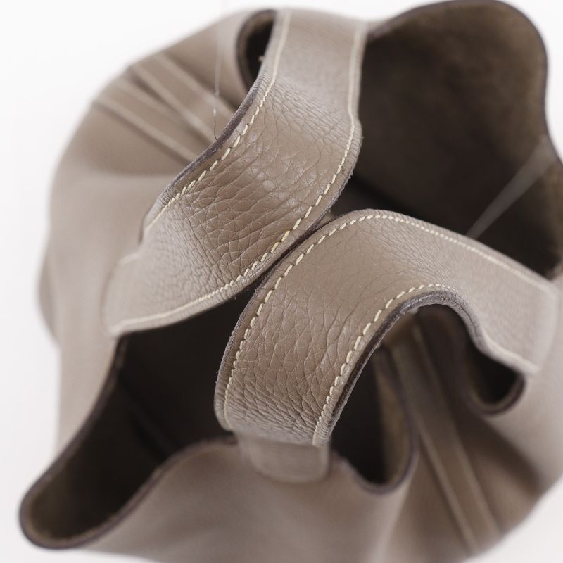 Hermes Picotin MM Taurillon Clemence Etoupe □I Ladies Handbag