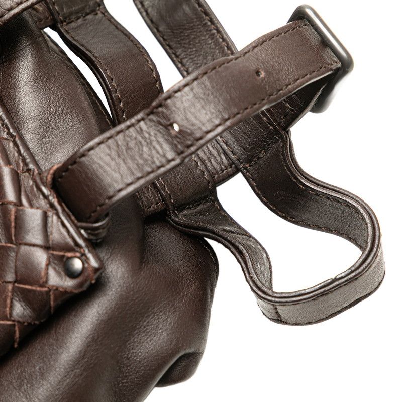 Bottega Veneta Intrecciato Brown Leather Women's Bottega Veneta