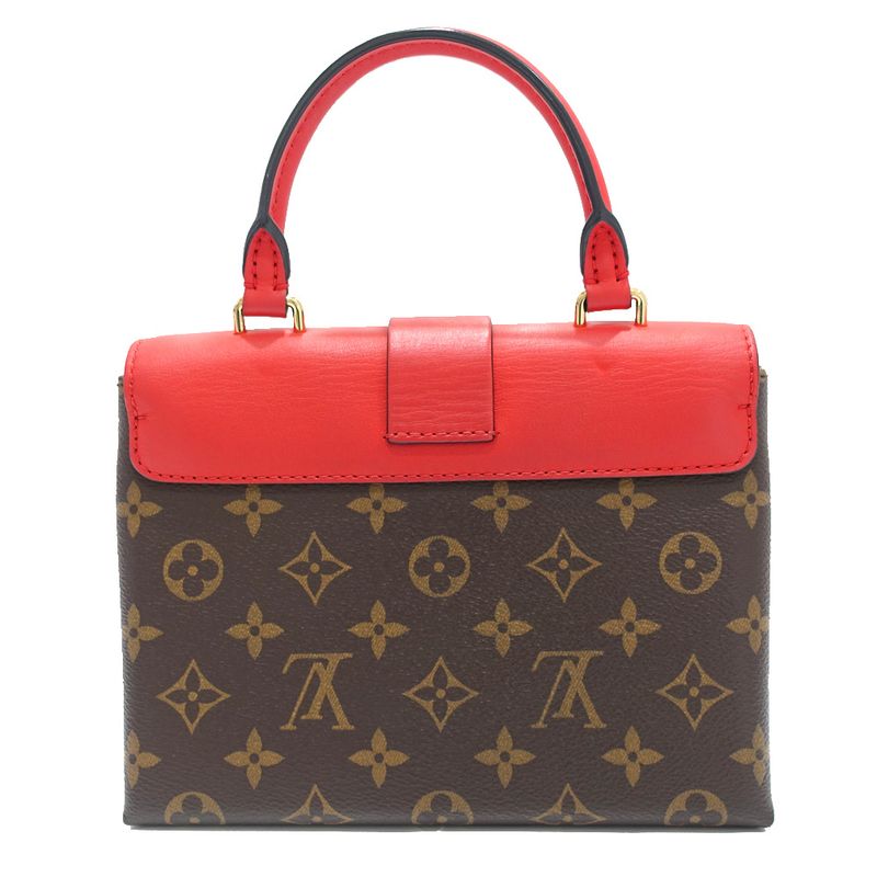 Louis Vuitton Rocki-bb Handbag M44322 Monogram Brown Gold Hardware 2WAY