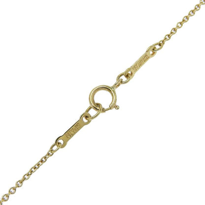 Tiffany & Co Open Heart Long 18K Yellow Gold And Diamonds Ladies 7.8g Necklace