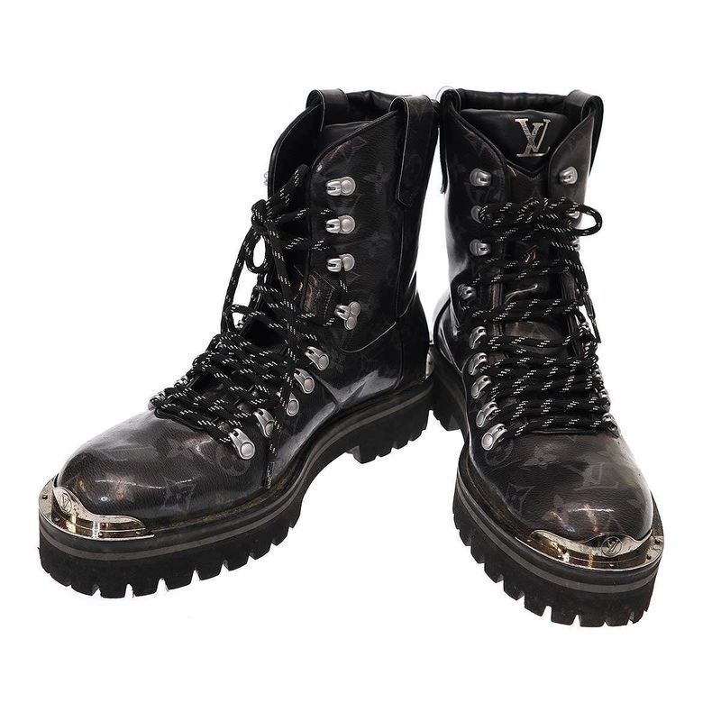 Louis Vuitton 18aw Outland Line Monogram Boots Black 7