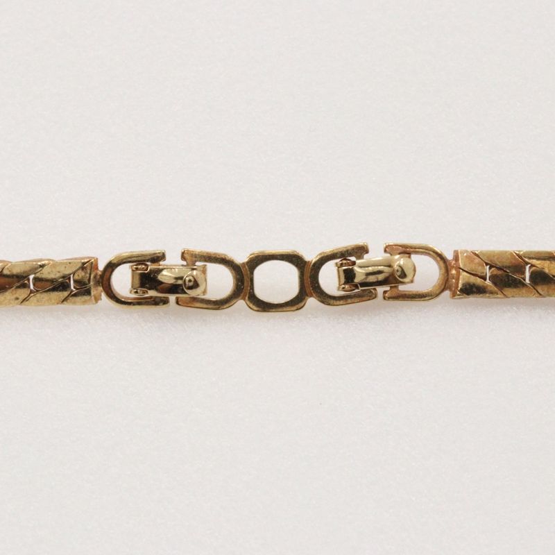 [dior] Christian Dior Earring Set Vintage Gold Plated And Rhinestone Ladies