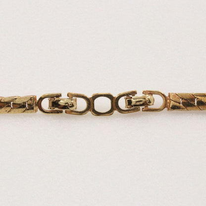 [dior] Christian Dior Earring Set Vintage Gold Plated And Rhinestone Ladies