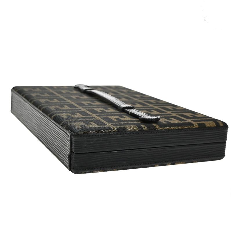 Fendi Handbag Logo Zucca Pattern Clutch Bag 70ka700