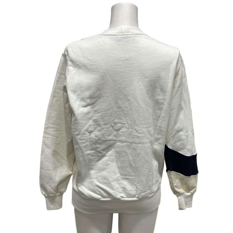 Chanel Trainers Size 34 S Women's P58239 White X Dark Navy X Beige Coco Mark /