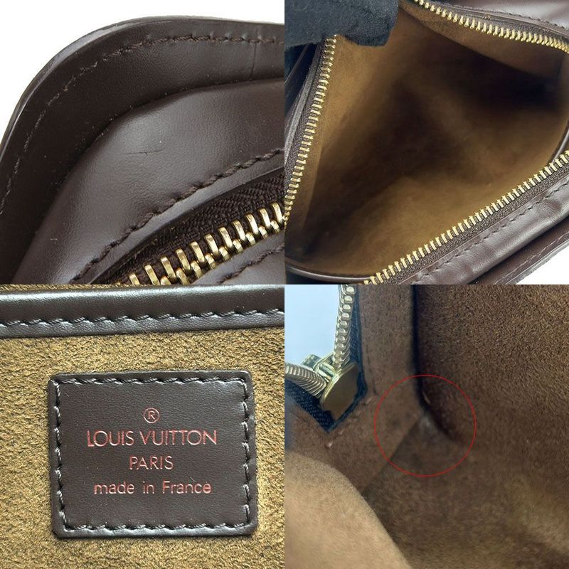 Louis Vuitton Clutch Bag Second Bag Saint Louis N51993 Damier Ebène Leather For