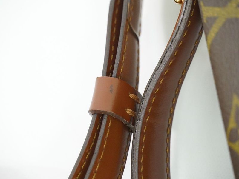 Authentic Louis Vuitton LV Monogram 2WAY Shoulder Bag Handbag Brown M51185