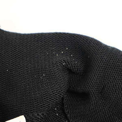 Loewe Flower Jacquard Tassel Knit Sweater S540333x57 Black M