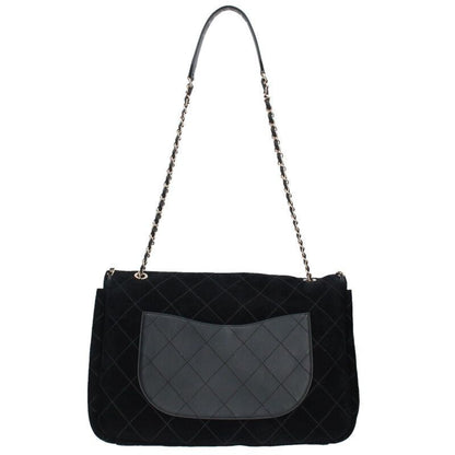 Chanel X Pharrell Williams No 27 Brag My Bag Quilted Suede Chain Shoulder Bag