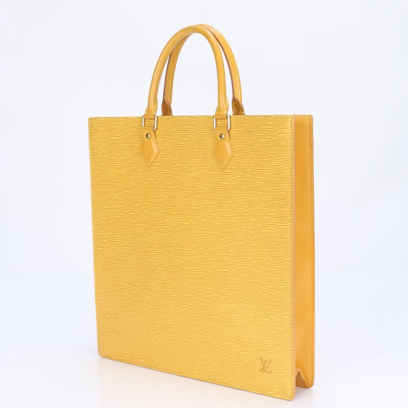 Louis Vuitton Epi Sac Pura M52079 Leather Tote Bag Shoulder Hand A4 Ladies EUE