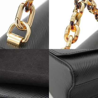 Louis Vuitton Twist MM Epi Chain LV Logo 2way Handbag M58715 Black